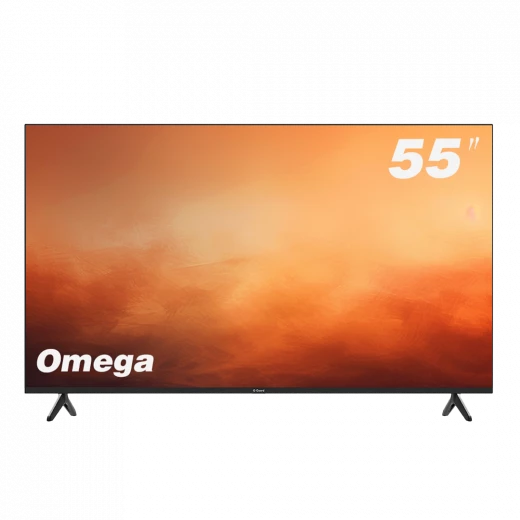 تلفزيون أوميغا تي جي 55 بوصة ذكي 4K يو اتش دي بتصميم بدون إطار دولبي فيجن اتش دي ار 10 من جي جارد تلفزيون أوميغا تي جي 55 بوصة ذكي 4K يو اتش دي بتصميم بدون إطار دولبي فيجن اتش دي ار 10 من جي جارد